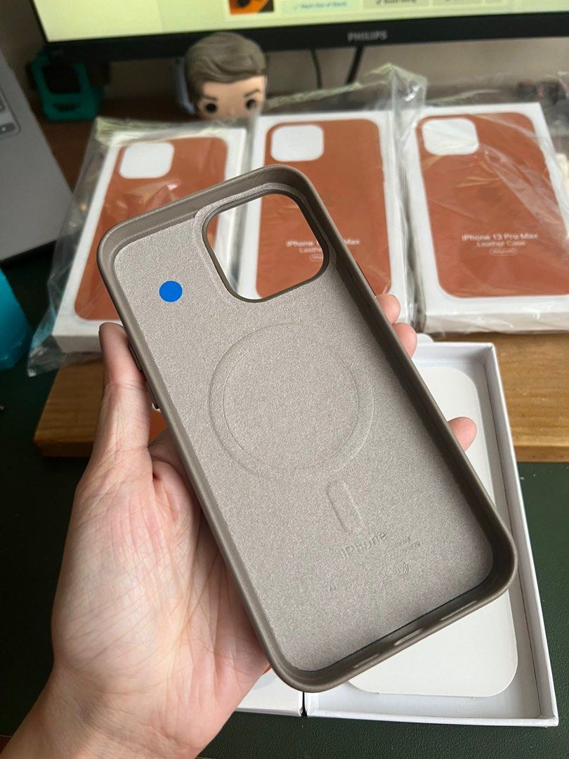 iPhone 13 Pro Magsafe Leather Case [TAUPE] (Category: Cases & Sleeves) located in Manila. Submitted by mercedgret74092 (Listing ID 1363778507, Image 3). Description: Pm me available on hand.