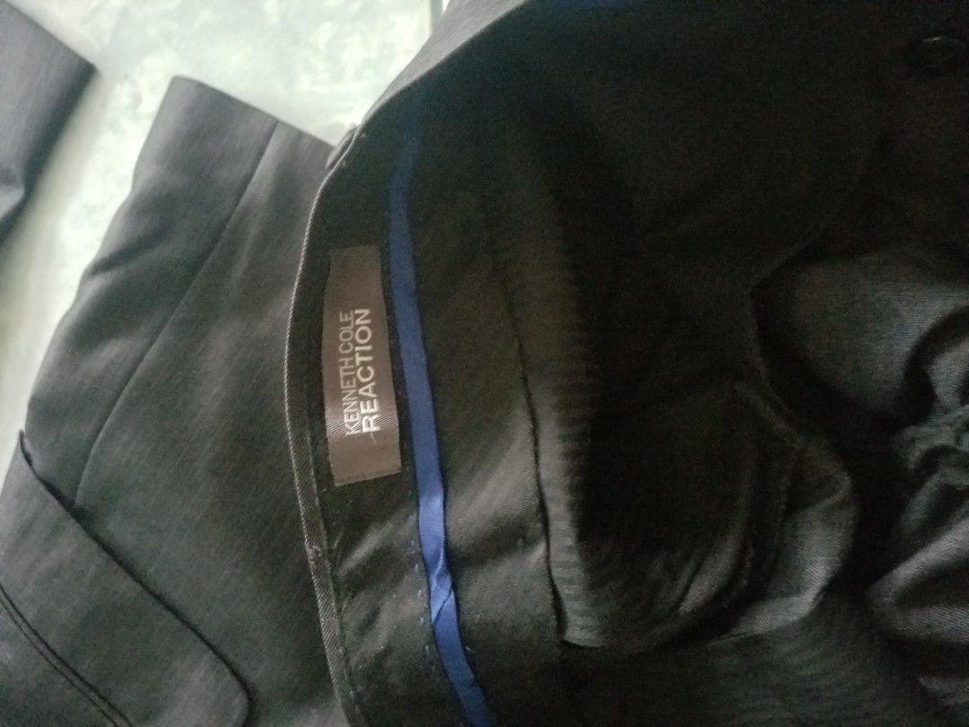 Kenneth Cole Reaction suit and pants set (Category: Coats, Jackets and Outerwear) located in Iloilo. Submitted by haruki90 (Listing ID 1363795010, Image 3). Description: used once no issue suit and pants set for men size 36S 29W negotiable.