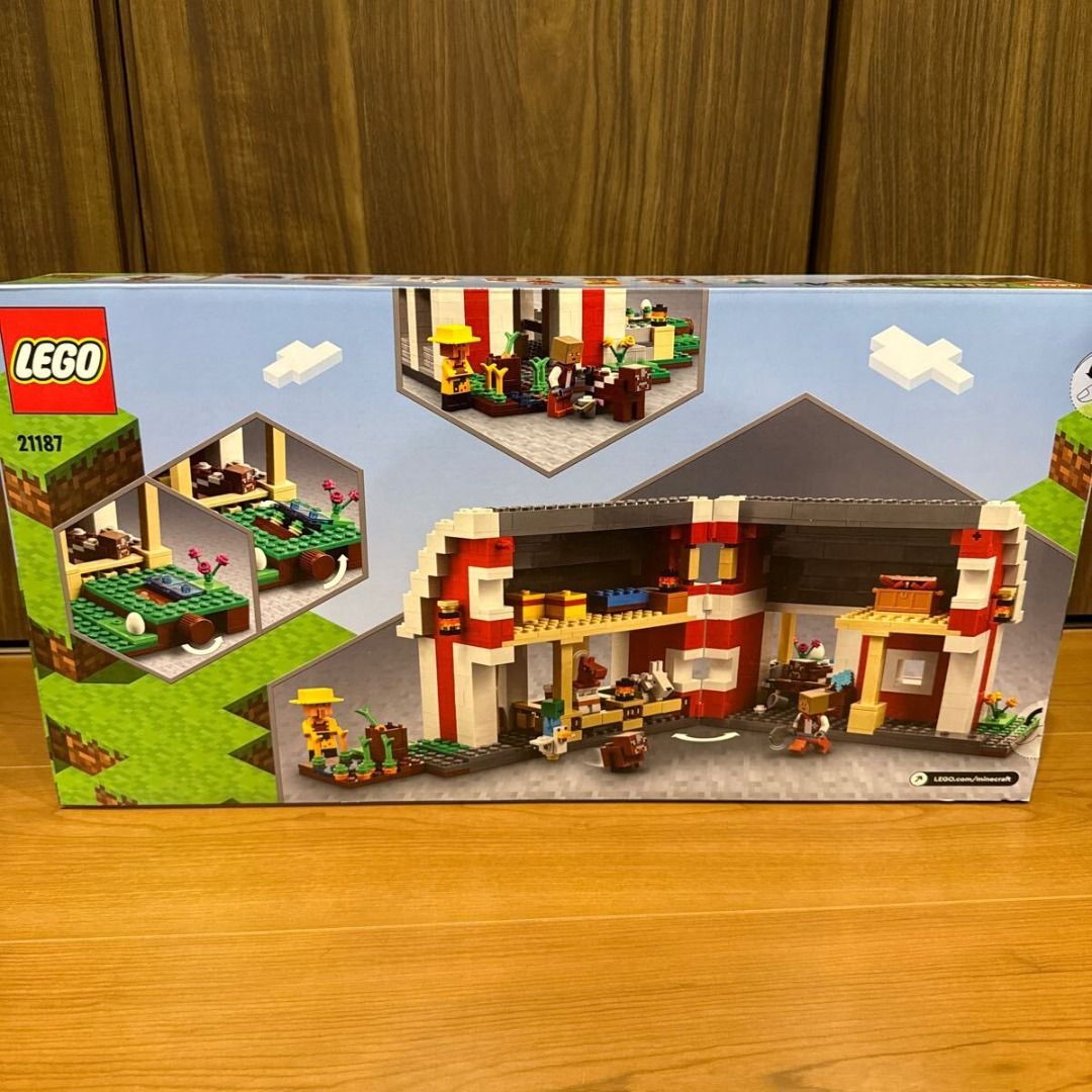 LEGO Minecraft Red Stable 21187, Hobbies & Toys, Toys & Games on Carousell