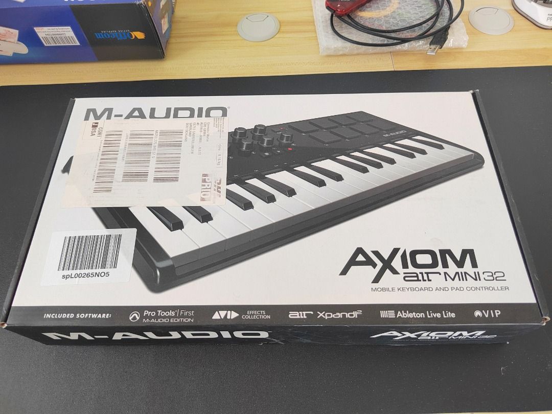 M-Audio Axiom AIR Mini 32 Midi Controller (Category: Other Audio Equipment) located in Malolos. Submitted by germainmo78657 (Listing ID 1362006857, Image 3). Description: Selling my rarely used Axiom 32. The unit is in new condition and comes in the original package with cable and manuals. My location is Malolos. Pick-Up or Shipment..