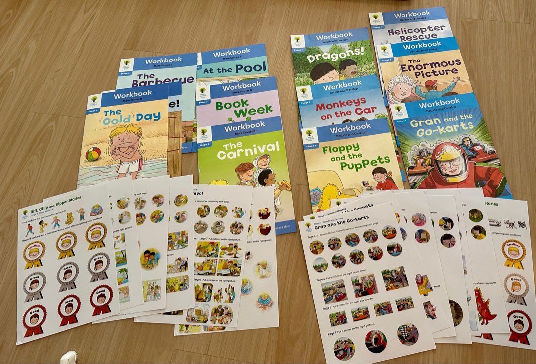 Oxford reading tree level 3 workbooks stick activity books, Hobbies ...