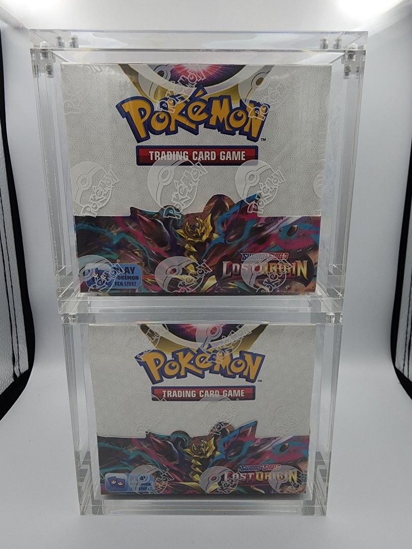 Pokemon Lost origin booster box with acrylic display, Hobbies & Toys ...
