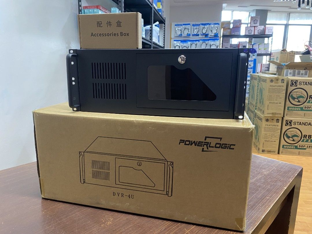 Powerlogic DVR-4U Server Case Rackmount Casing (Category: Computer Parts) located in Pasig City. Submitted by techubstoreandaccessories (Listing ID 1363766820, Image 2). Description: Powerlogic DVR-4U Server Case Rackmount Casing Ready for Pick Up / Delivery ‼️ 📌 DETAILS: ✅Actual Picture Posted. ✅BRAND NEW & ORIGINAL. ✅7 Days Replacement for Factory Defects and 1year Warranty. (Terms and conditions apply) --------------------------------------- 