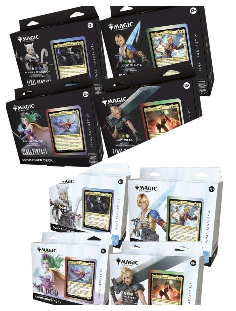 Ffvii Commander PREORDER Final Fantasy Magic The Gathering / FF / MTG / MTG FF / FF MTG ...