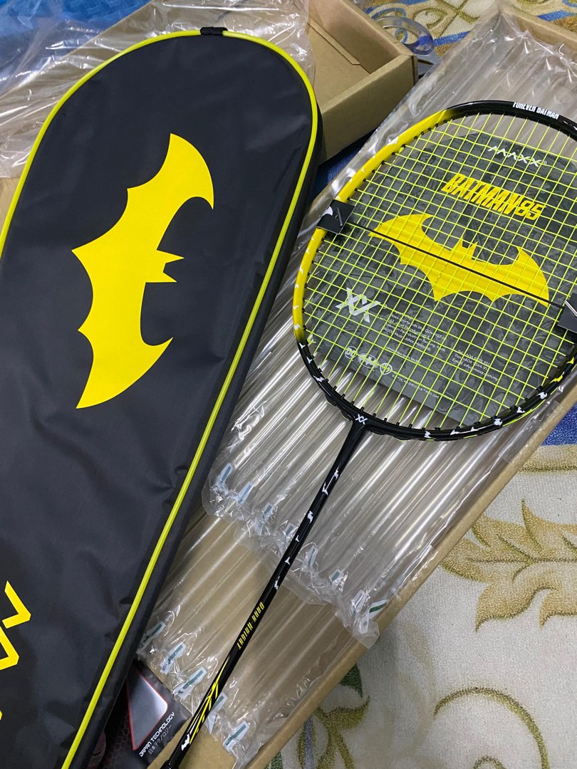 Racket badminton batman limited edition, Sports Equipment, Sports ...