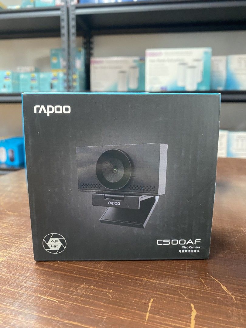 Rapoo C500 Auto Focus 4K 2160P Webcam (Category: Webcams) located in Pasig City. Submitted by techubstoreandaccessories (Listing ID 1363773449, Image 3). Description: Rapoo C500 Auto Focus 4K 2160P Webcam Ready for Pick Up / Delivery ‼️ 📌 DETAILS: ✅Actual Picture Posted. ✅BRAND NEW & ORIGINAL. ✅7 Days Replacement for Factory Defects and 1year Warranty. (Terms and conditions apply) --------------------------------------- PAYMENTS/DELIVERIES 💸🛵�