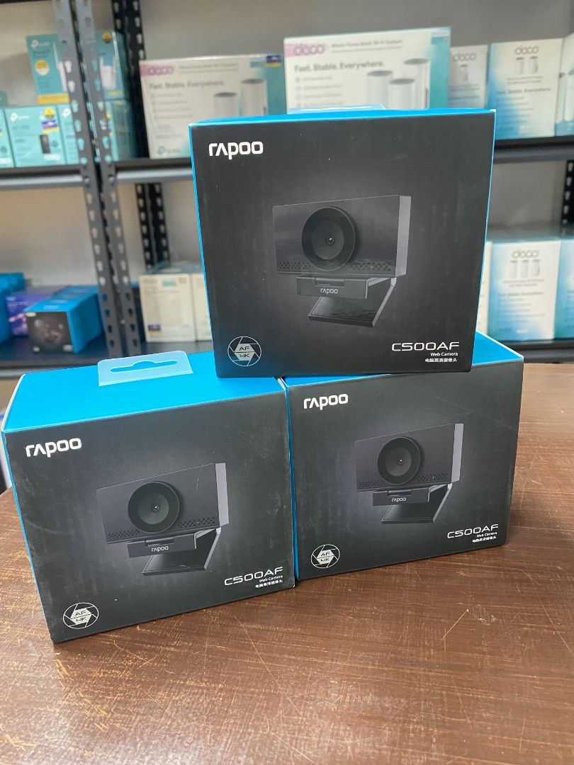 Rapoo C500 Auto Focus 4K 2160P Webcam (Category: Webcams) located in Pasig City. Submitted by techubstoreandaccessories (Listing ID 1363773449, Image 2). Description: Rapoo C500 Auto Focus 4K 2160P Webcam Ready for Pick Up / Delivery ‼️ 📌 DETAILS: ✅Actual Picture Posted. ✅BRAND NEW & ORIGINAL. ✅7 Days Replacement for Factory Defects and 1year Warranty. (Terms and conditions apply) --------------------------------------- PAYMENTS/DELIVERIES 💸🛵�