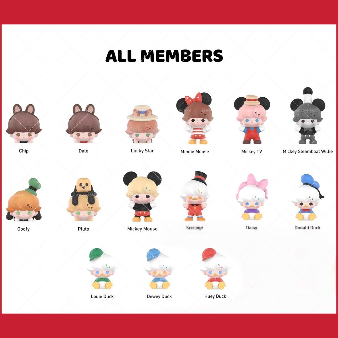 ✨Authentic Secret Mickey Childhood✨ - Pop Mart Popbean Dimoo
