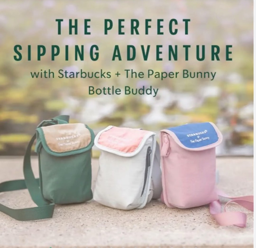 Starbucks x Paper Bunny Bag, Women's Fashion, Bags & Wallets, Cross ...