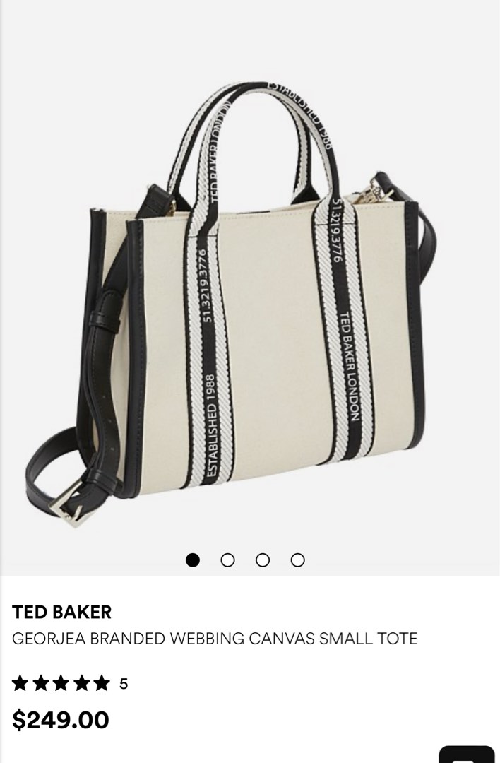 Ted Baker Georjea Sac A Main 262832 Ecru Tb
