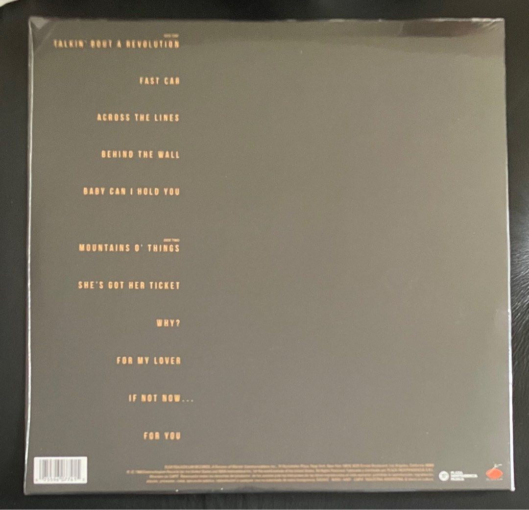 TRACY CHAPMAN Vinyl LP (2024 Reissue) (Category: Vinyls) located in Paranaque City. Submitted by d33t00 (Listing ID 1363720526, Image 2). Description: TRACY CHAPMAN Vinyl LP (2024 Reissue) Tracklist: A1 Talkin’ Bout A Revolution A2 Fast Car A3 Across The Lines A4 Behind The Wall A5 Baby Can I Hold You B1 Mountains O’ Things B2 She’s Got Her Ticket B3 Why? B4 For My Lover B5 If Not Now... B6 For You Brand New, sealed 2024 Reissue Preferred meet up