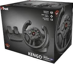Trust kengo compact racing wheel gxt 570 for pc laptop ps3, Video ...