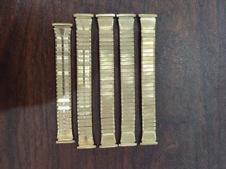 Vintage 10 Microns Gold Filled Stretchable Watch Bracelet, Made In USA (Price Is Per Piece)