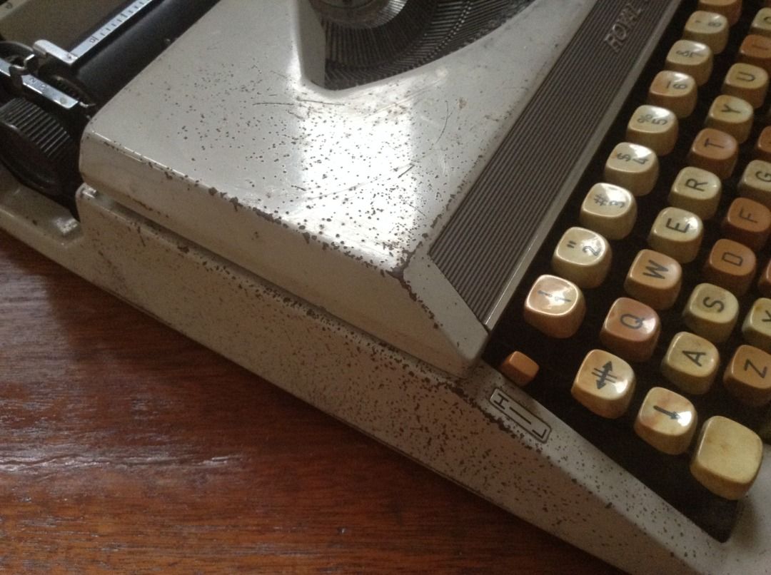 Vintage Royal 200 Manual Typewriter (Category: Stationery & School Supplies) located in Quezon City. Submitted by hiker.hiker (Listing ID 1363835097, Image 2). Description: Royal 200 manual typewriter from the early 70s keys work ... Letter A a little stuck as shown in the pictures, carrying case has yellowed body shows signs of rust size 11 W x 12 L x 3 inches H with carrying case needs new ribbon otherwise, in working condition.