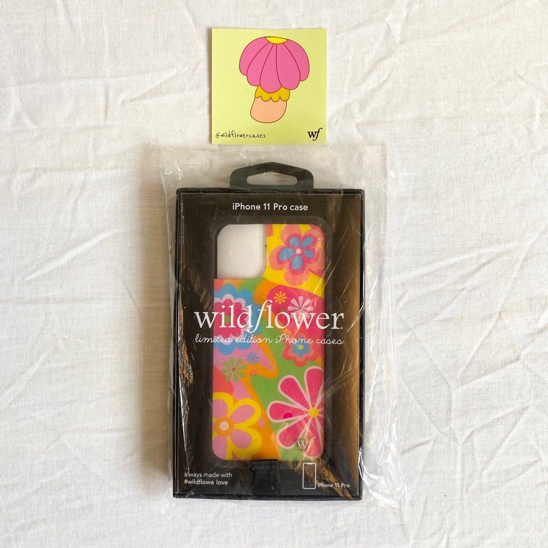 Wildfower Case iPhone 11 PRO Flower Power (Category: Cases & Sleeves) located in San Pedro. Submitted by gumamelagal (Listing ID 1363768852, Image 1). Description: 🌺 authentic, on hand, brand new with box & WF sticker/s mop: gcash, bdo mod: j&t, lalamove.