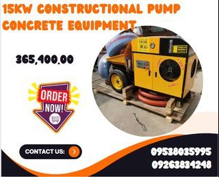 15KW Constructional Pump Concrete Equipment
