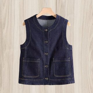 牛仔背心外套64222390338945110