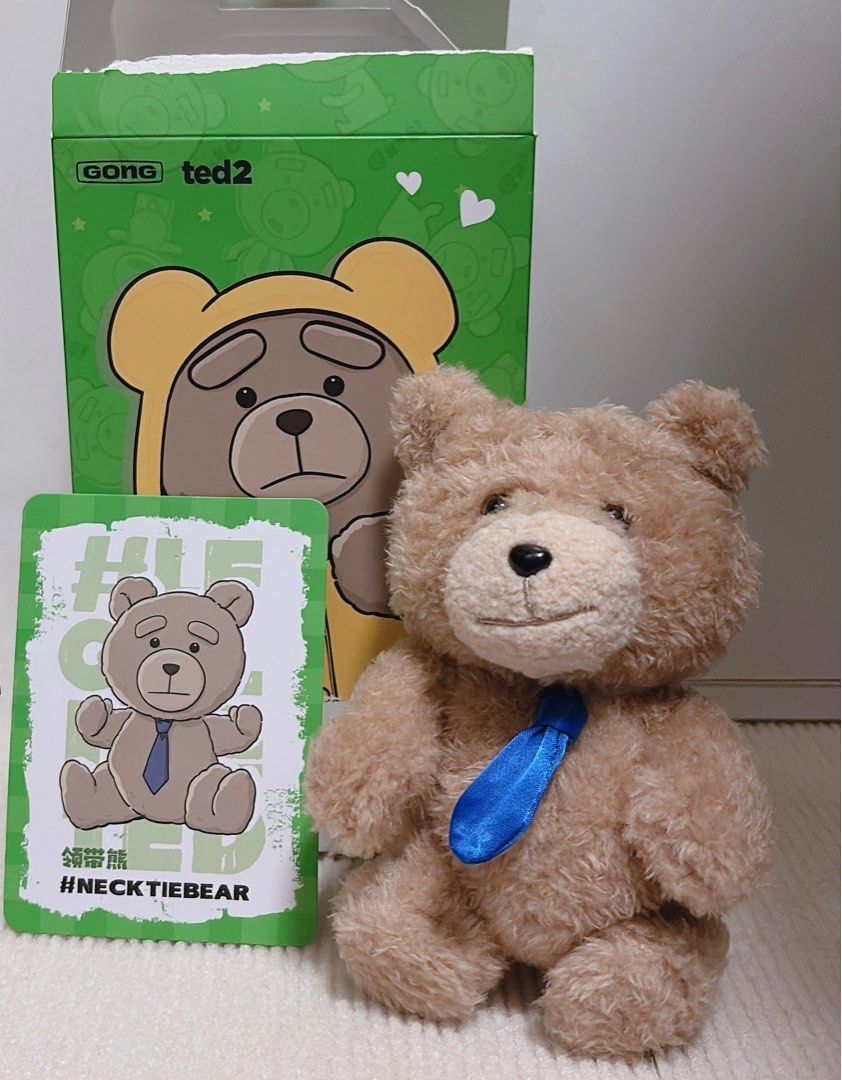 泡泡瑪特 泰迪熊 麻吉熊 領帶熊