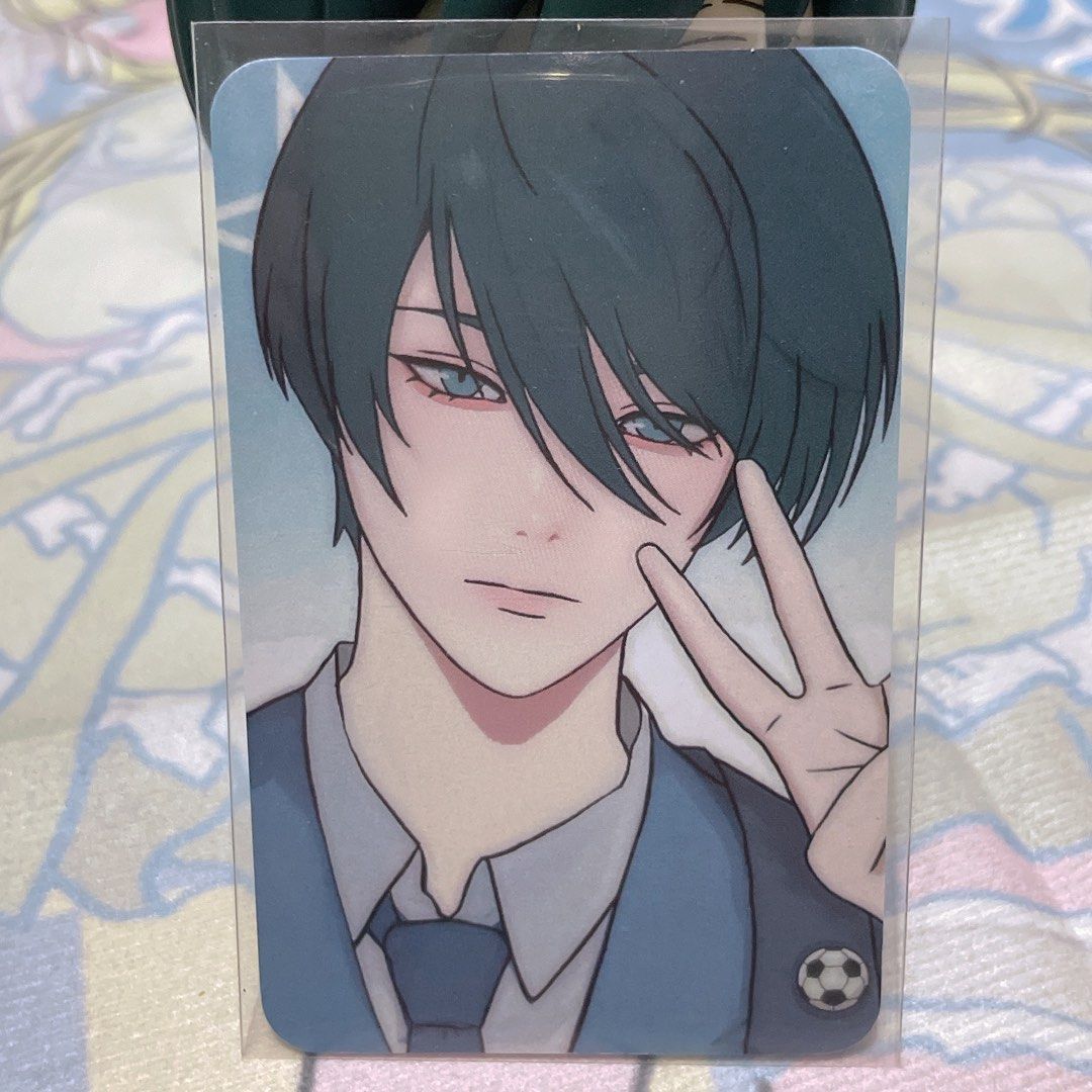 Blue Lock BLLK Rin Itoshi Merch Set Print Photocard, Hobbies & Toys ...