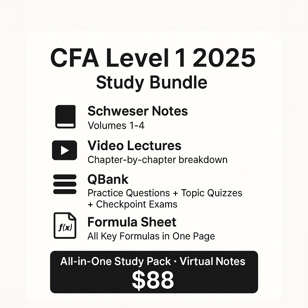 CFA 2025 Level 1 Notes, Hobbies & Toys, Books &