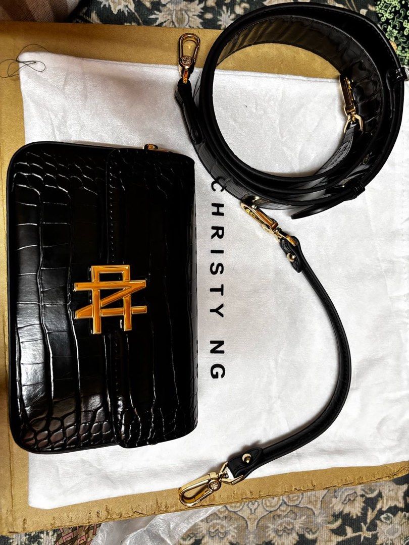 Christy Ng Rosalie Monogram bag, Women's Fashion, Bags & Wallets, Cross ...