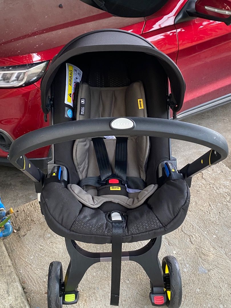 Doona+ 2-in-1 Car Seat Stroller (Category: Car Seats) located in Manila. Submitted by nekanne (Listing ID 1363948934, Image 2). Description: Doona+ 2-in-1 Car Seat Stroller FEATURES AND BENEFITS: • One simple motion operation, From Car Seat to Stroller in seconds • 5-point harness • Adjustable handlebar - also acts as an anti-rebound bar inside the car • Stretch material canopy. • Removable and washable textiles. • Baby Safe materials breathable 