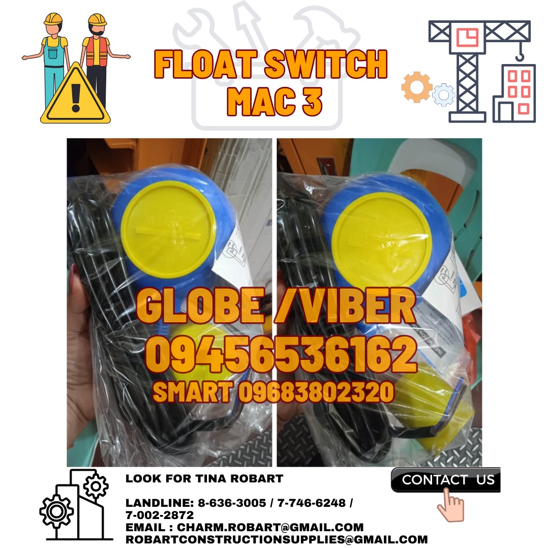 Float Switch Mac-3, Commercial & Industrial, Construction & Building ...