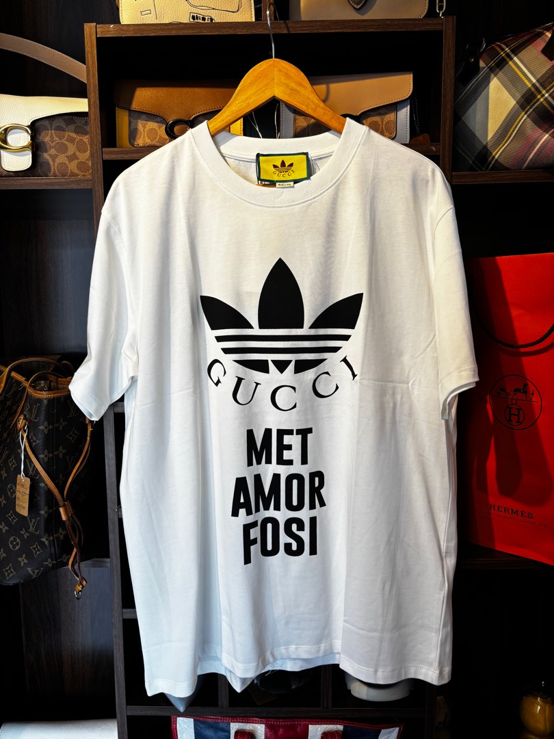 Gucci x Adidas T-Shirt, Men's Fashion, Tops & Sets, Tshirts & Polo ...