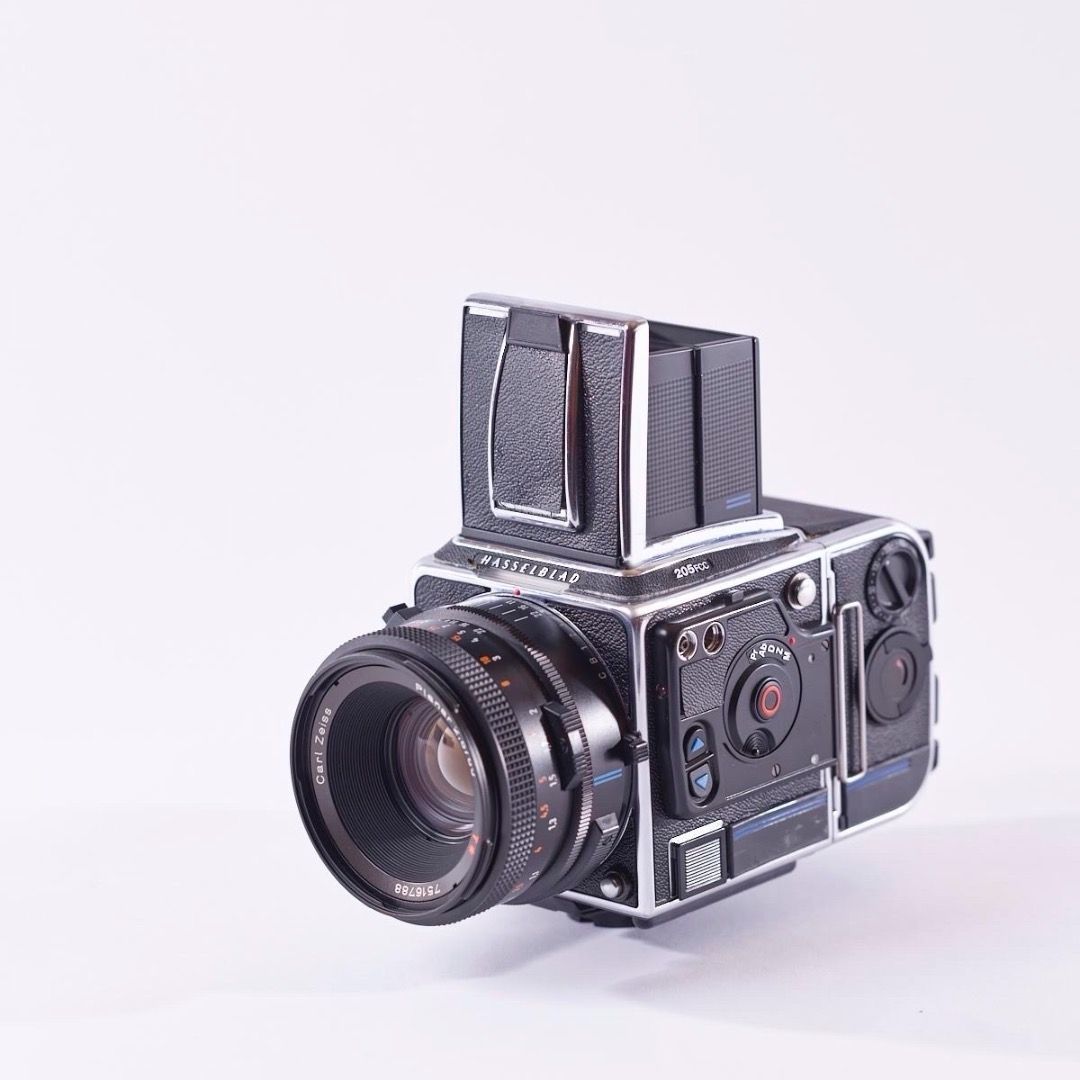 Hasselblad 205 FCC System (Category: Cameras) located in Makati City. Submitted by voden08 (Listing ID 1363940870, Image 1). Description: A. Body: Hasselblad 205 FCC B. Lens: 1) 2.8/150 Carl Zeiss Sonnar 2) 2.8/80 Carl Zeiss Planar 3) 2.8/50 Carl Zeiss Distagon C. Film Backs: 1) E 12 6x6 (2 backs) 2) E 16 645 (1 back) 3) Polaroid 100 Hasselblad D. Filters: Hasselblad Red 6X 93 -2.5 HZ 1X 93 -0 PL 3X 93 -1.5 Hasselblad PL 3X 60 -1.5 Hasselblad UV 