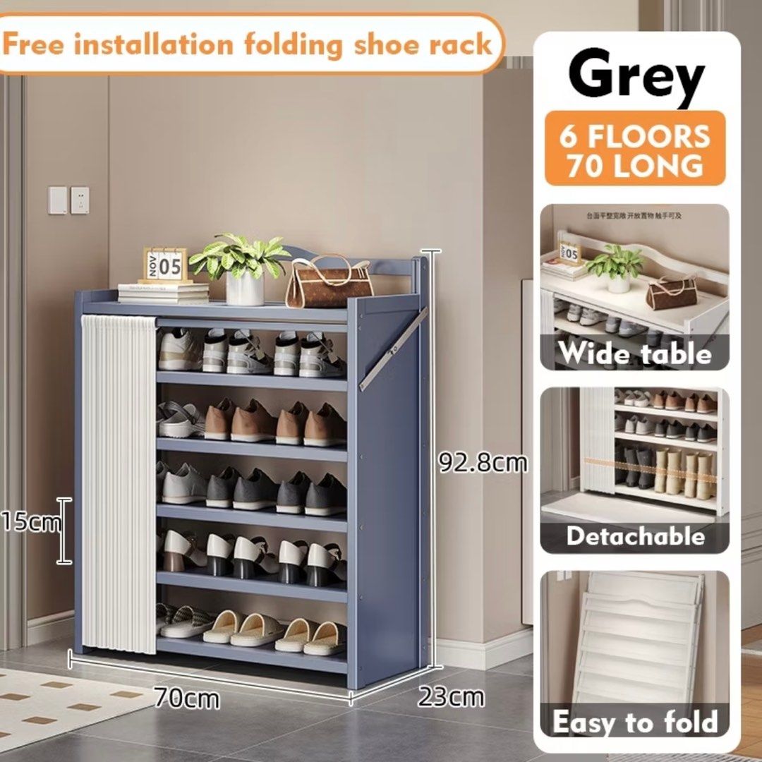 Heavy Duty Shoe Rack Cabinet | Multi-Tier Shoe Organizer Rack | Strong ...