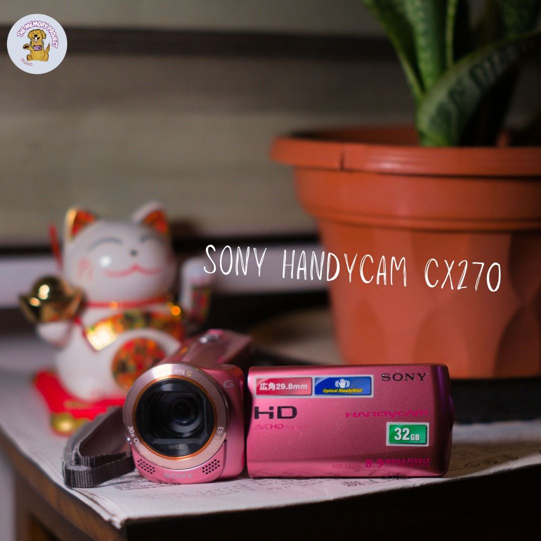 [IN STOCK AND TESTED!!]Sony Handycam HDR-CX270 in PINK (with box)💖 💖62863068953857110