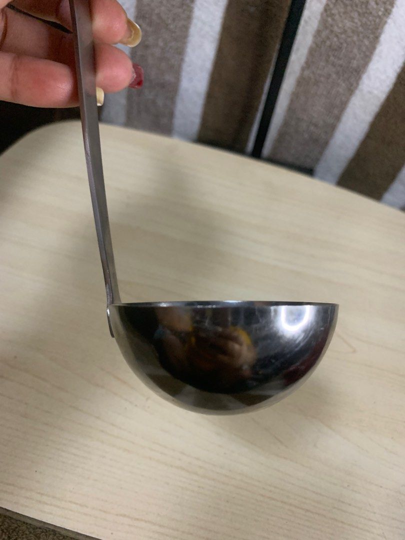 Japan stainless laddle kitchenware (Category: Other Kitchenware & Tableware) located in Cabanatuan. Submitted by mjluxxejapan (Listing ID 1364036448, Image 2). Description: Fixed price like new approx 8.5” tall.solid makapal material. Makinis .
