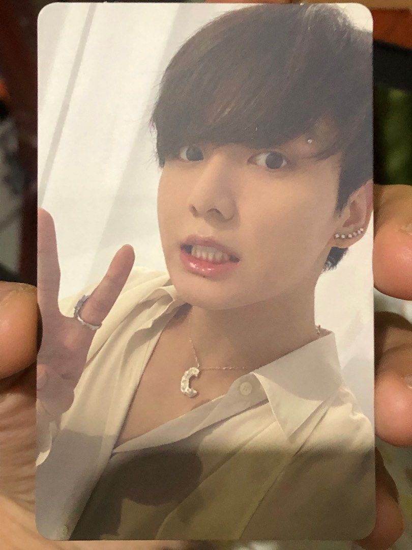 Jungkook Proof Official Photocard (Category: K-Wave Merchandise) located in Quezon. Submitted by preloveddccc (Listing ID 1363986453, Image 2). Description: Jungkook Proof PC Matte finish Good Condition 10/10 No damages feel free to ask for more photos of the pc! price includes sf location: Quezon Province.