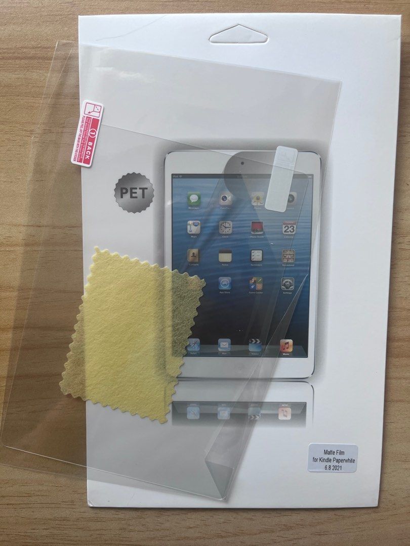 Kindle Paperwhite 5/ signature Matte screen protector (Category: Other Mobile & Gadget Accessories) located in Guiguinto. Submitted by kagandahan.ph (Listing ID 1363936100, Image 2). Description: FIT FOR PAPERWHITE 6.8 inches Features: • Anti-Glare & Matte Finish – Reduces harsh light reflections for better visibility • Fingerprint & Smudge Resistant – Keeps your screen looking clean • Scratch Protection – Shields your screen from daily wear and 