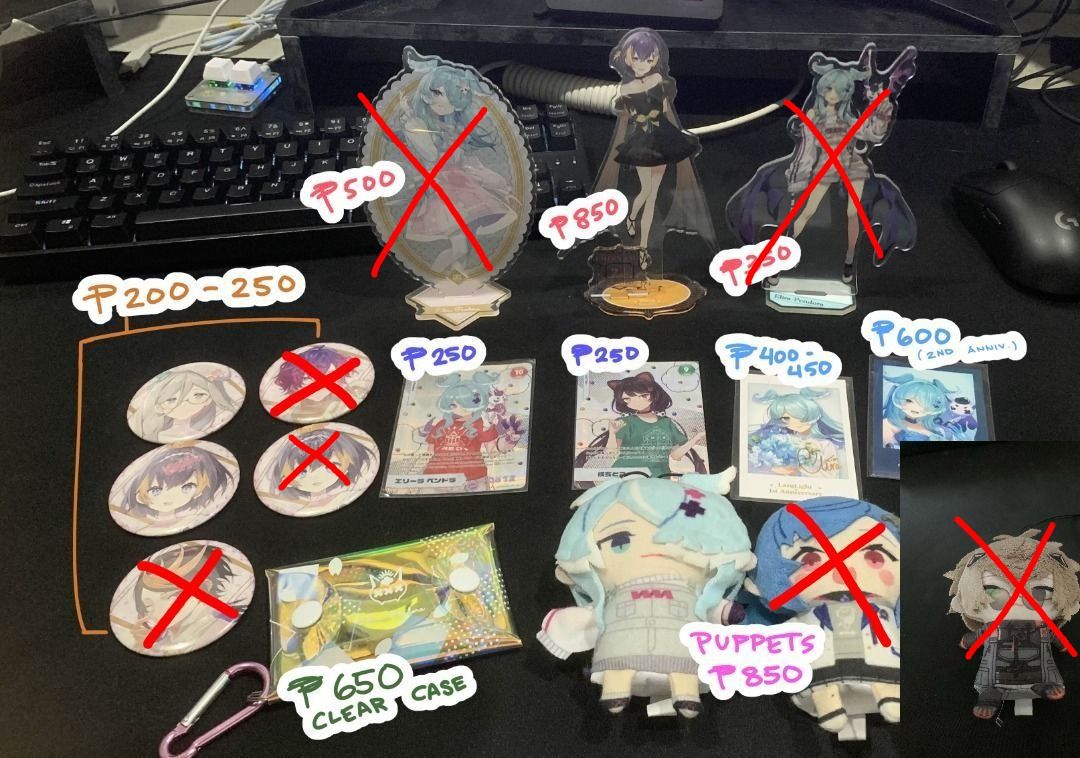 NIJISANJI EN/JP Goods (Category: Designer & Blind Box Toys) located in Paranaque City. Submitted by -kt06 (Listing ID 1311864837, Image 1). Description: Original and official NIJISANJI EN/JP Goods - like new - original and official - comes with packed bubble wrap for safe shipping .