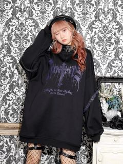 Noemie 黑紫衛衣 正版地雷系64246850543106110