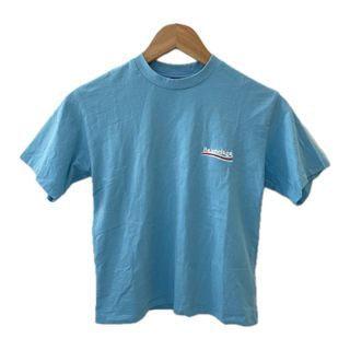 Offer your price! AUTHENTIC BALENCIAGA TSHIRT | Branded Casual Formal Trendy Stylish Light Blue Shortsleeves Balenciaga Embroidered Cotton Fabric T-Shirt Shirt Top | Teen’s Women’s Tshirt