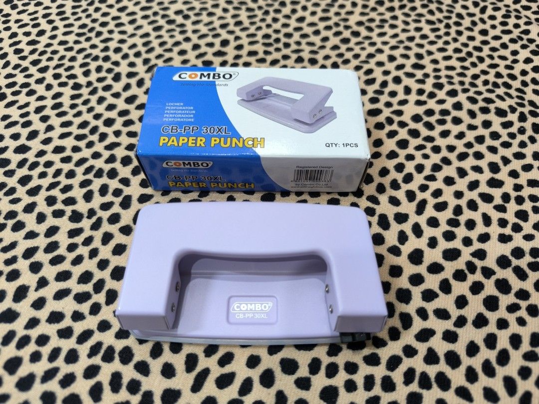 Paper Punch/Puncher 30XL Neo Combo (Category: Craft Supplies & Tools) located in Makati City. Submitted by spicykimchi1238 (Listing ID 1363970115, Image 2). Description: Selling my Paper Punch/Puncher 30XL Neo Combo Selling for ₱150.00 RFS: Decluttering/ Need funds If interested, you can send me a message for more details and photos. For sure buyers, please send me the following: Name: Address/Pinned Location: Contact Number: Mode of Payment: GCa