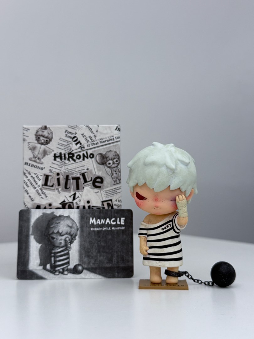 Popmart Hirono Little Mischief - Manacle (unsealed), Hobbies & Toys ...