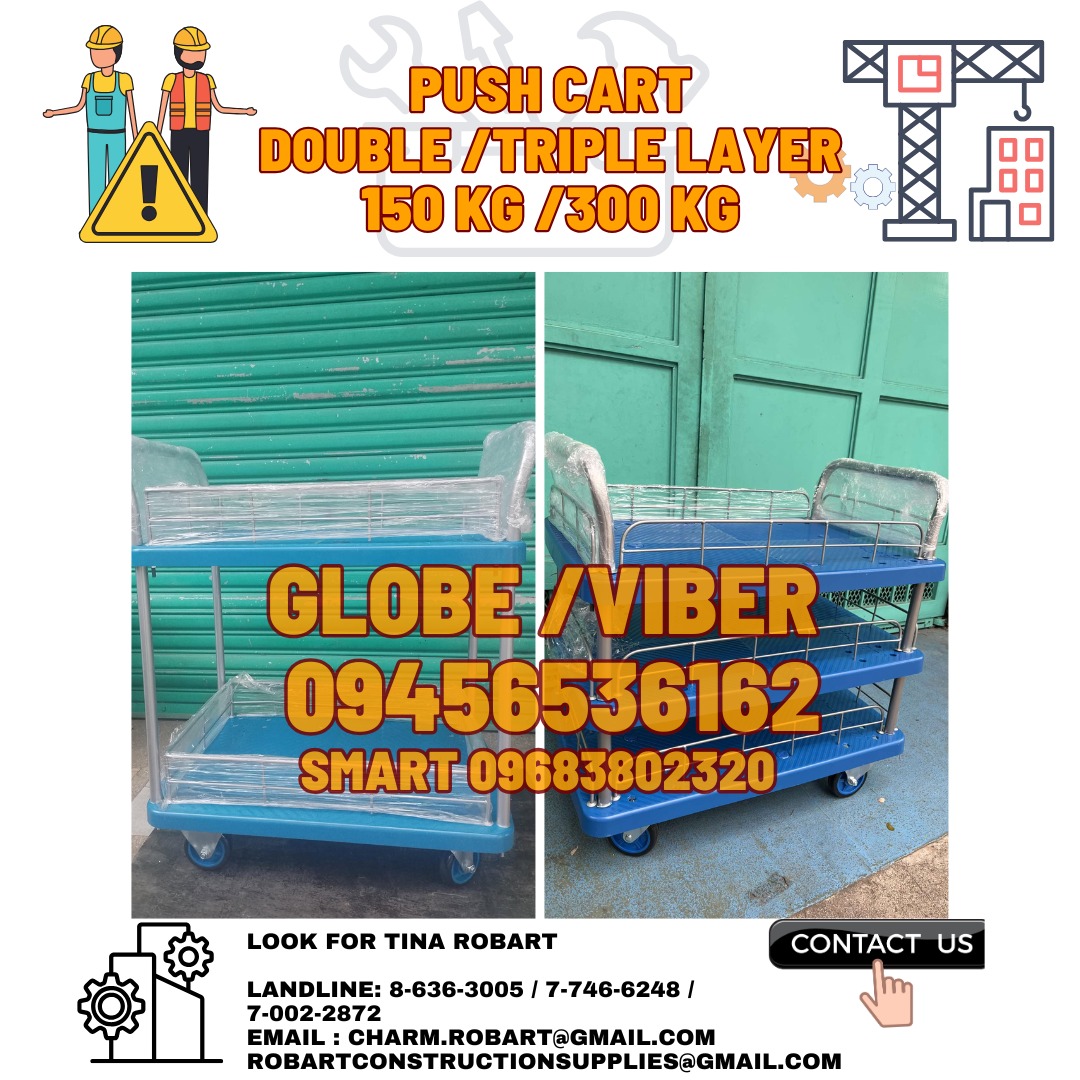 Prime Push Cart 1/2/3 Layer, Commercial & Industrial, Construction ...