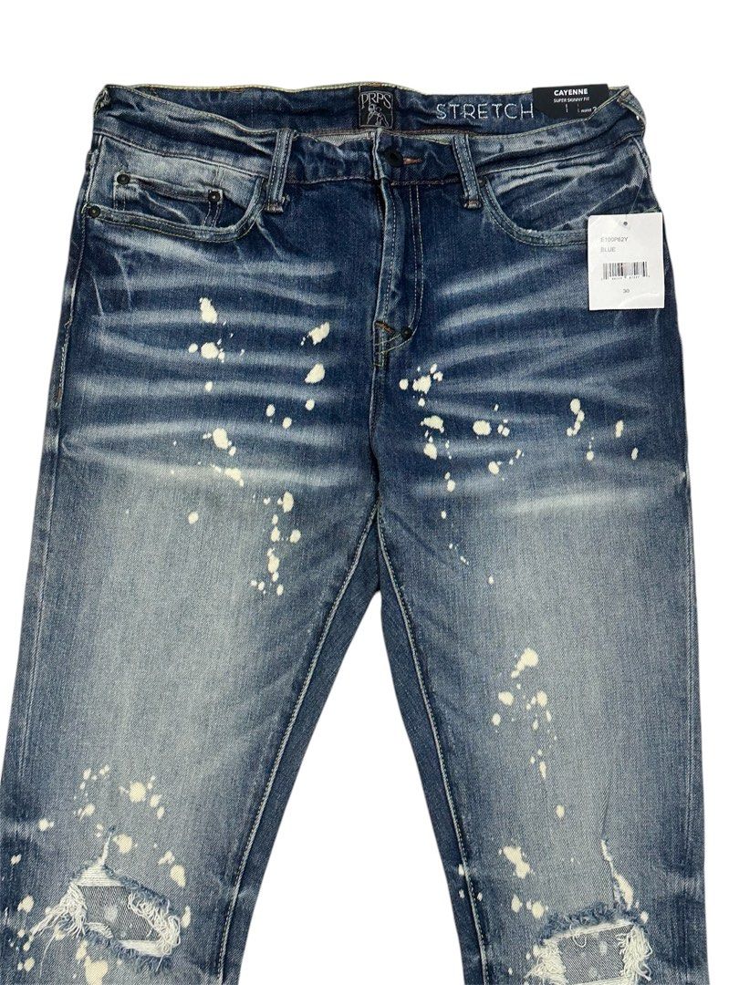 Prps - Cayenne Super Skinny Fit (Category: Jeans) located in Manila. Submitted by sophisticatedgoons (Listing ID 1364001093, Image 3). Description: PRPS Cayenne Super Skinny Fit Tagged size: 30 New with tag No issue Measurements (inches): Waistline - 16" Length - 43" Inseam - 33" Leg opening - 6".