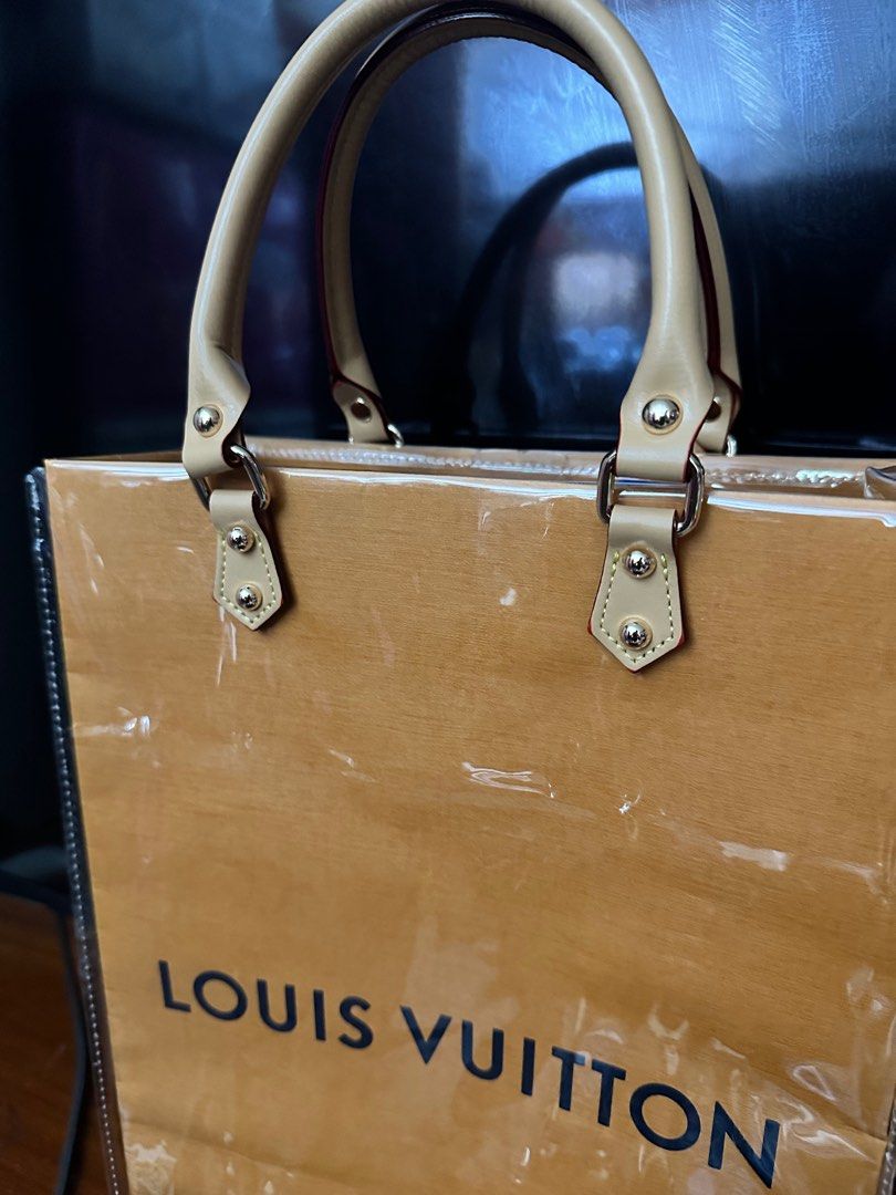 Repurposed/Upcycled LV Paper bag (Authentic) (Category: Luxury Bags & Wallets) located in Sibalom. Submitted by jang_euijun (Listing ID 1364022898, Image 3). Description: Made of authentic LOUIS VUITTON 14” x 10” X 4 3/8” Paper Gift/Shopping Bag Tote and PVC external case Assembled as packed. Gagamitin mo na lang. .