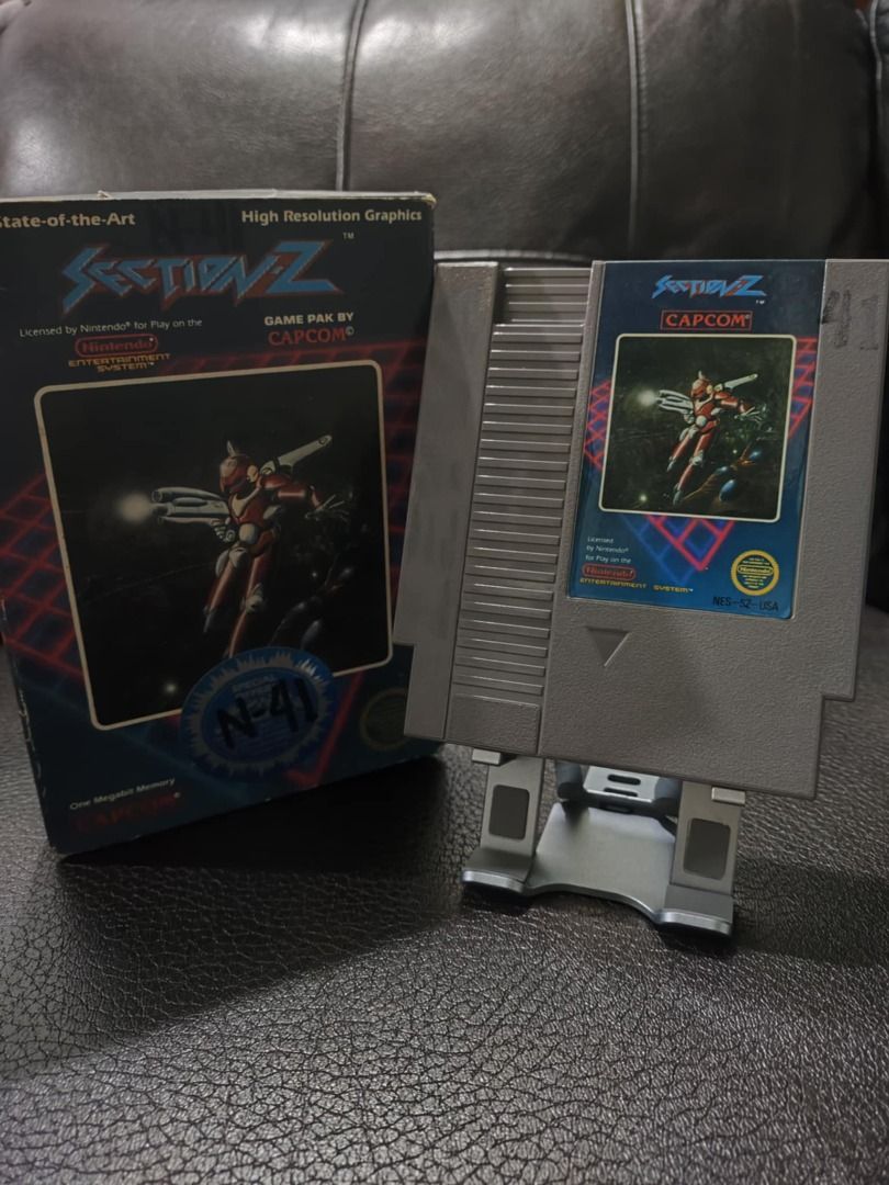 Section-Z [5 Screw] - NES Nintendo Entertainment System (with Box) (Category: Nintendo) located in Quezon City. Submitted by yinyinyang69 (Listing ID 1356501641, Image 1). Description: Section-Z [5 Screw] - NES Nintendo Entertainment System (with Box) [Price]: 2,000 [Item Condition]: - Authentic, Tested & Working (US release: July 1987) - Used 2nd hand, please do manage your expectations - Game Box is at 8/10 condition with visible creases and sl