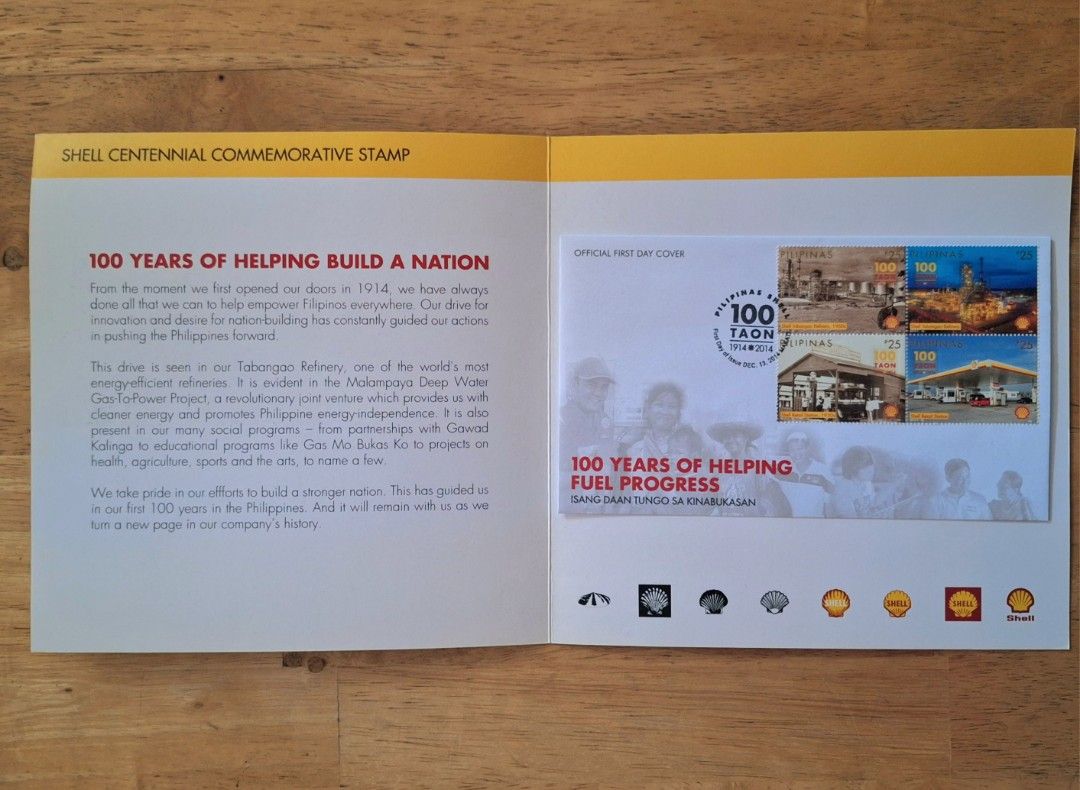 Shell Centennial Commemorative Stamp Collection (Category: Stamps & Prints) located in Makati City. Submitted by celybee (Listing ID 1363945951, Image 3). Description: Shell Commemorative Stamp Collection Original, Excellent Condition Unused, No Issue RFS: Decluttering Loc Makati Pickup, J&T or LBC Additional SF.