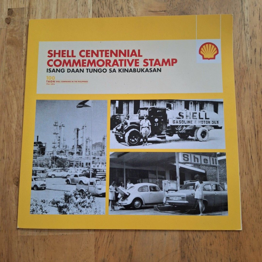 Shell Centennial Commemorative Stamp Collection (Category: Stamps & Prints) located in Makati City. Submitted by celybee (Listing ID 1363945951, Image 1). Description: Shell Commemorative Stamp Collection Original, Excellent Condition Unused, No Issue RFS: Decluttering Loc Makati Pickup, J&T or LBC Additional SF.