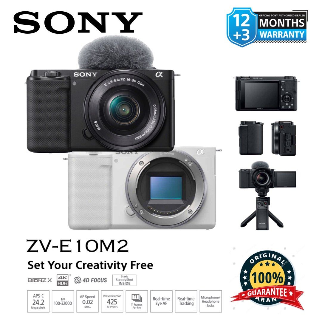 Sony ZV-E10M2 Camera Body OR 16-50mm lens kit | ZVE10II ZV-E10II ...