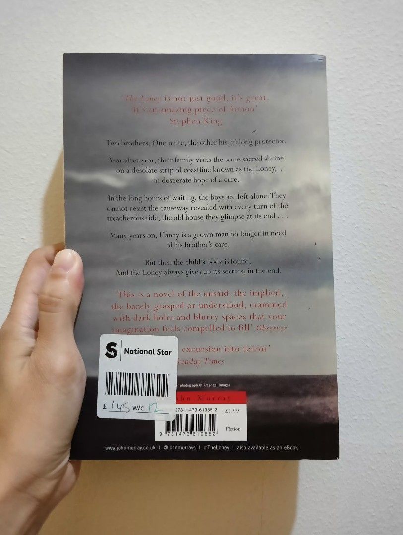 The Loney by Andrew Michael Hurley (Category: Storybooks) located in Quezon City. Submitted by kcurbs (Listing ID 1364011770, Image 2). Description: Paperback The Loney by Andrew Michael Hurley Genre: Folk horror, Gothic Location: QC MoP: Gcash, BPI MoD: J&T, Lalamove, LBC.
