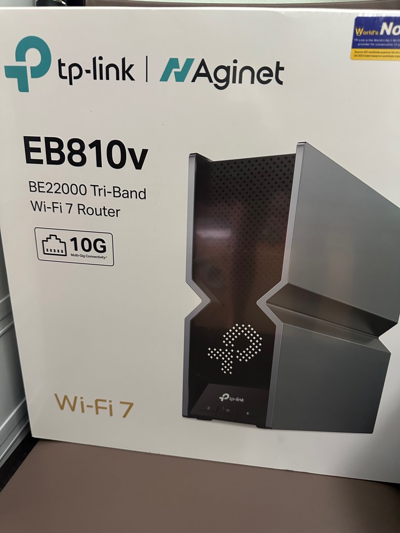 TPLink EB810v wifi 7 router, Computers & Tech, Parts & Accessories ...