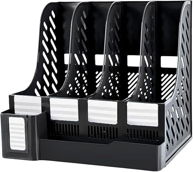 $10 Desk File Organizer with Stationery Holder Table Organizer Paper ...
