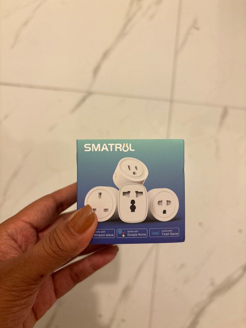 16a wifi smart plug adaptor (Category: Electrical, Adaptors & Sockets) located in Mandaluyong City. Submitted by anneiou (Listing ID 1364206904, Image 3). Description: • never used, opened lang • doesn't fit my aircon socket.